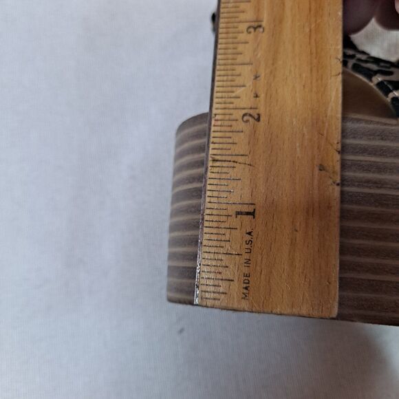 Blowfish Malibu Leeds Vegan Leopard-print Platform Sandals Women's Size 8 - Picture 11 of 11